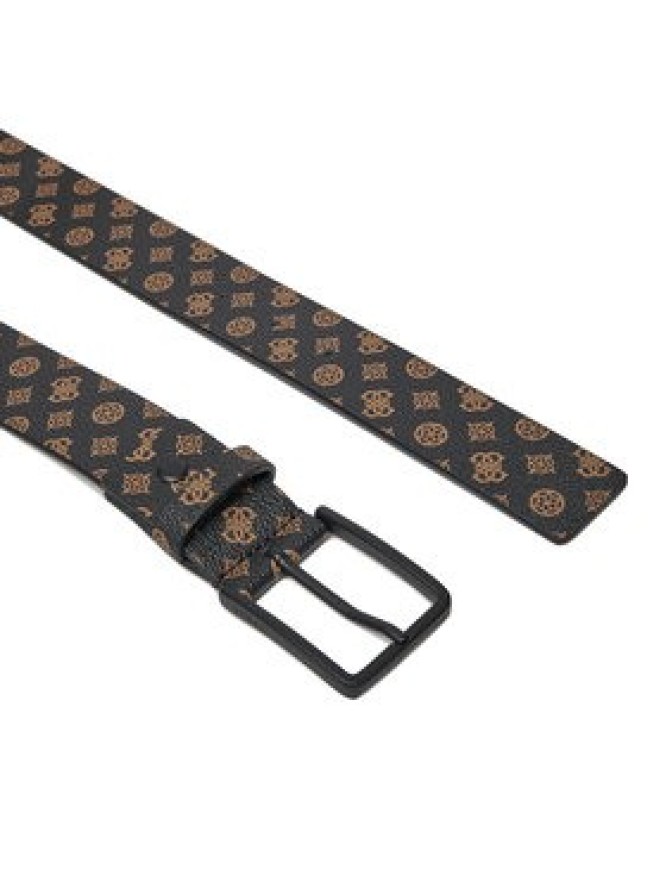 Guess Pasek Męski Micro Peony Eco Belts BM7793 P4135 Brązowy