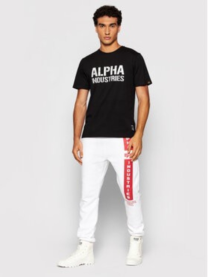 Alpha Industries T-Shirt Camo Print 156513 Czarny Regular Fit