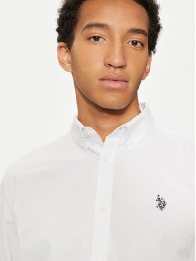 U.S. Polo Assn. Koszula MUP3249 Biały Slim Fit