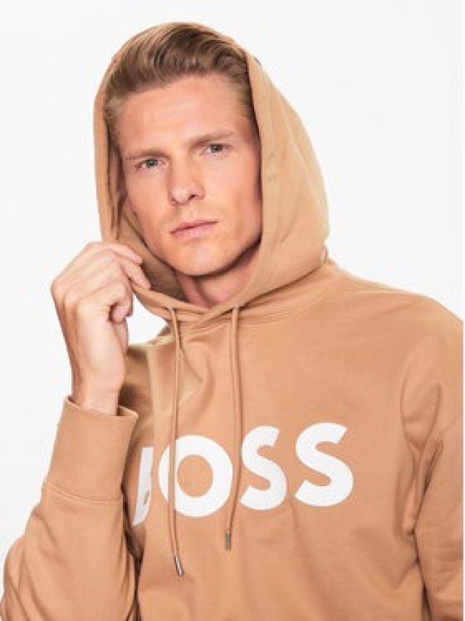 Boss Bluza 50496661 Beżowy Oversize