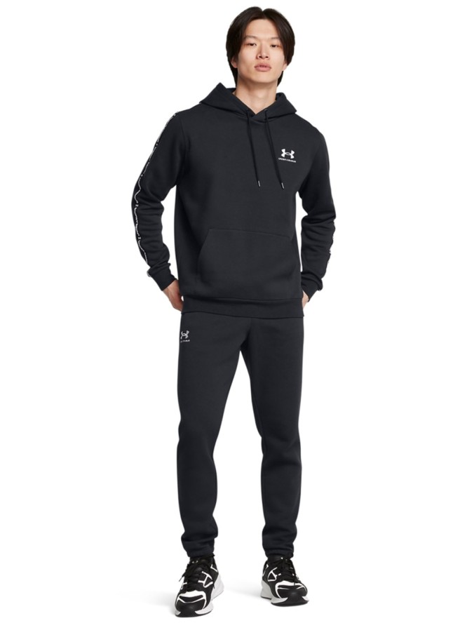 Bluza dresowa męska Under Armour UA Icon Fleece Hd Taping - czarna