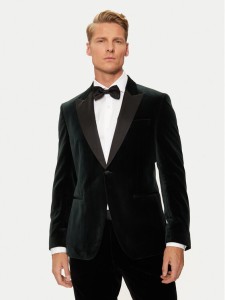 Boss Marynarka H-Hutson-Tux-231 50484709 Zielony Slim Fit