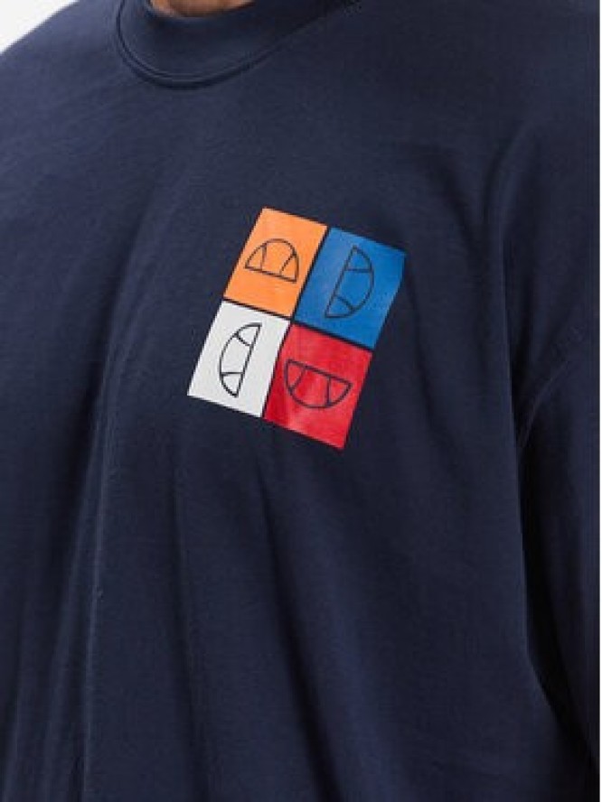 Ellesse T-Shirt Rolletto SHR17641 Granatowy Regular Fit