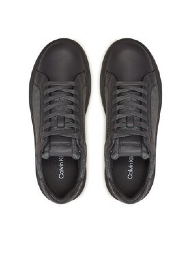 Calvin Klein Sneakersy Low Top Lace Up Wool HM0HM01597 Szary