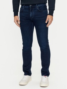 Tommy Hilfiger Jeansy Denton MW0MW35728 Granatowy Straight Fit