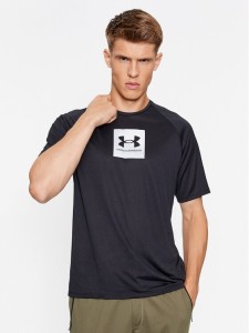 Under Armour T-Shirt Ua Tech Prt Fill Ss 1380785 Czarny Loose Fit