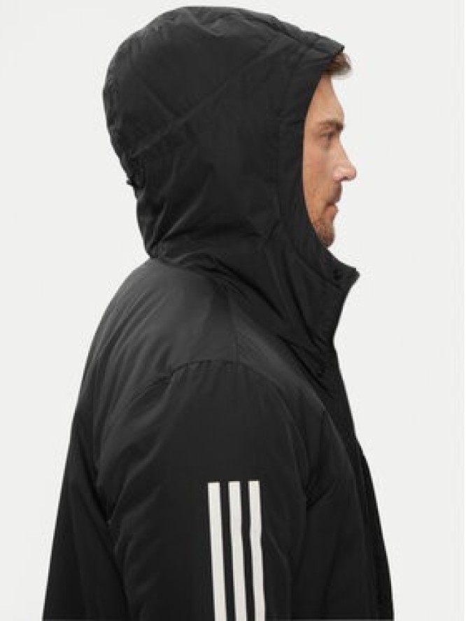 adidas Kurtka przejściowa 3-Stripes IP2537 Czarny Regular Fit