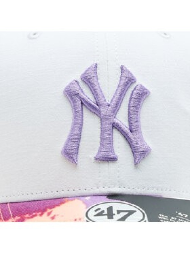 47 Brand Czapka z daszkiem MLB New York Yankees Day Glow TT '47 MVP DP B-DGLDP17GWP-WH Biały