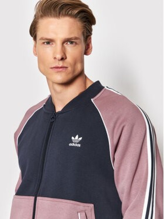 adidas Bluza Sst Fleece Track HC2081 Granatowy Regular Fit