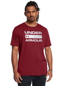 T-shirt męski Under Armour UA Team Issue Wordmark Ss - czerwony