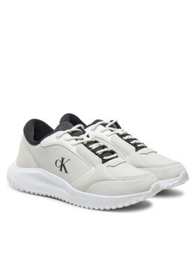 Calvin Klein Jeans Sneakersy Eva Runner Low Mg Wmm YM0YM01145 Biały