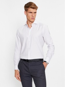 JOOP! Koszula 30038887 Biały Slim Fit