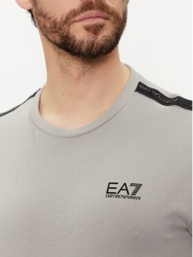 EA7 Emporio Armani T-Shirt 3DPT35 PJ02Z 0923 Szary Regular Fit