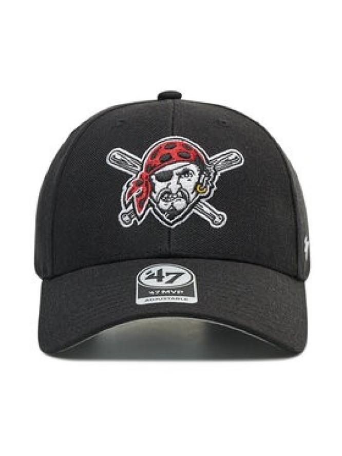 47 Brand Czapka z daszkiem MLB Pittsburgh Pirates B-MVP20WBV-BKO Czarny