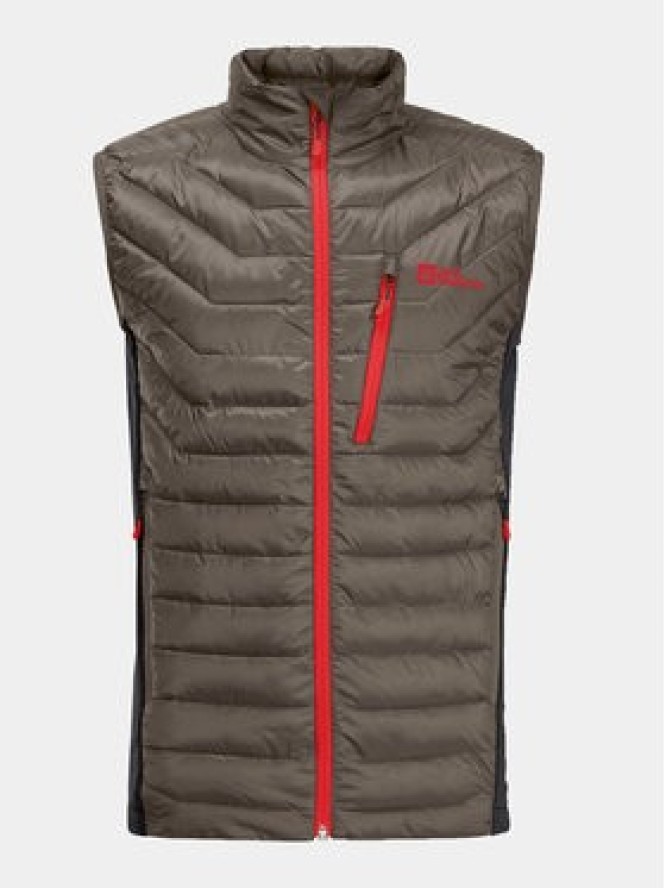 Jack Wolfskin Kamizelka Routeburn Pro Ins Vest 1206872 Brązowy Slim Fit