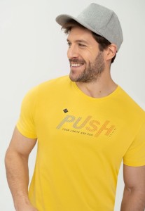 Męski t-shirt z napisem T-PUSH