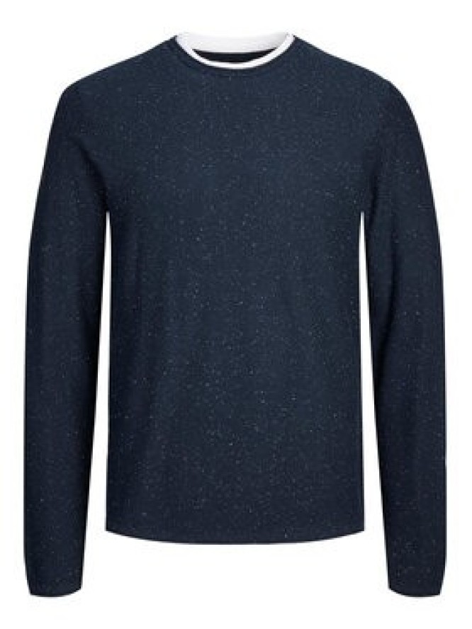 Jack&Jones Sweter 12227443 Granatowy Regular Fit