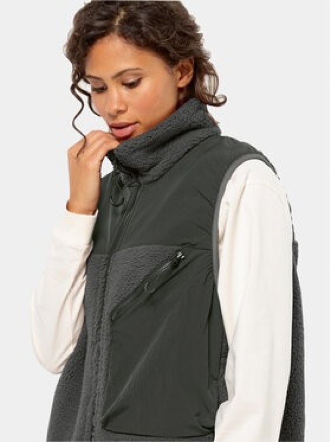 Jack Wolfskin Kamizelka Maarweg Vest 1711441 Szary Regular Fit