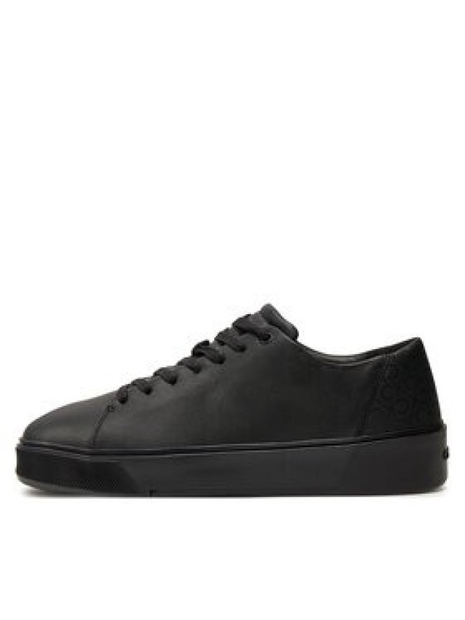 Calvin Klein Sneakersy Low Lace Up Lth Mono HM0HM01236 Czarny