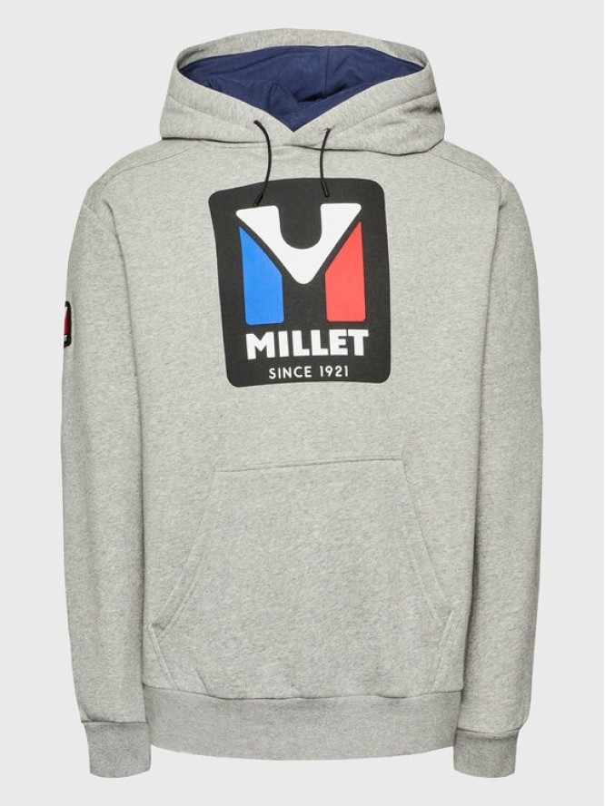 Millet Bluza Heritage Sweat Hoodie M Miv9856 Szary Regular Fit