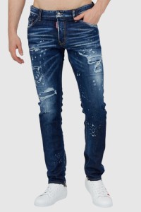 DSQUARED2 Granatowe jeansy męskie cool guy jean