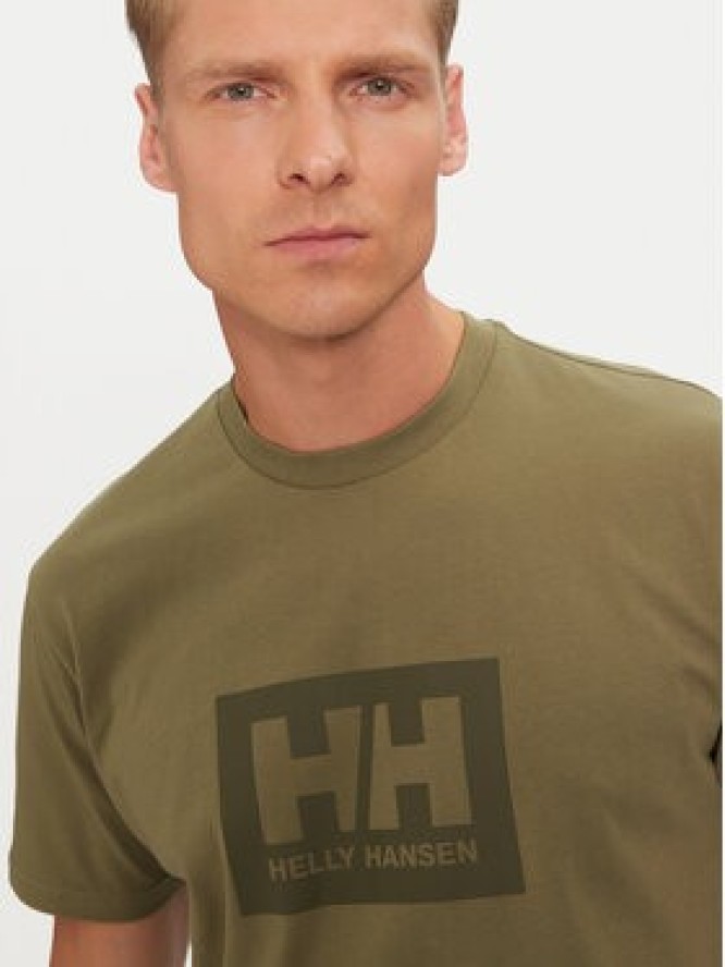 Helly Hansen T-Shirt HH Box 53285 Zielony Regular Fit