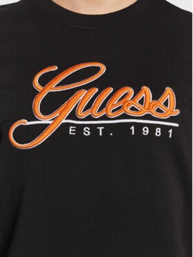 Guess Bluza Beau M3GQ08 KBK32 Czarny Slim Fit