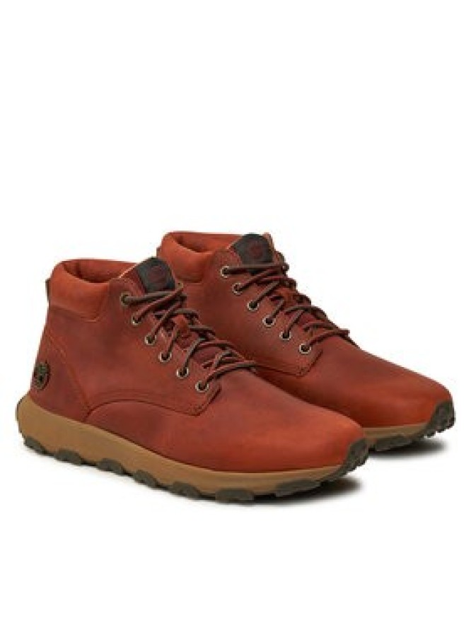 Timberland Sneakersy Winsor Park Mid TB0A69MNEJD1 Brązowy