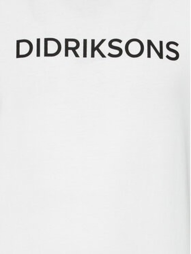 Didriksons T-Shirt Harald 505551 Biały Regular Fit