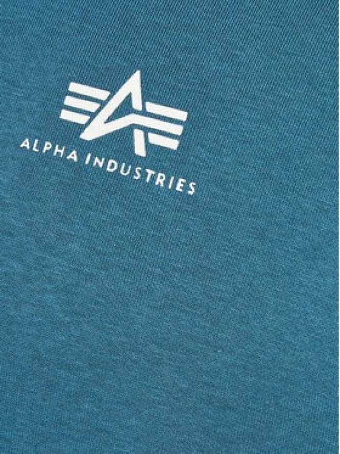 Alpha Industries Bluza Basic Small Logo 196318 Granatowy Regular Fit