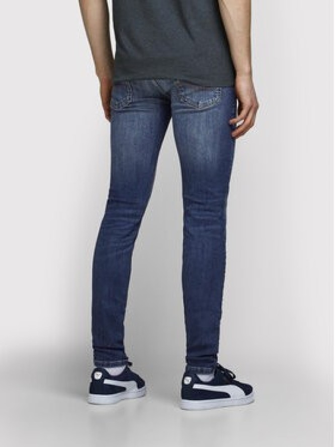 Jack&Jones Jeansy Liam 12166854 Granatowy Skinny Fit