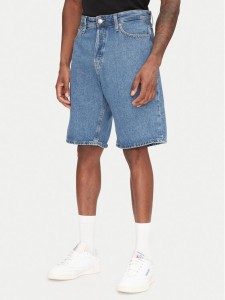 Jack&Jones Szorty jeansowe Alex 12269532 Niebieski Baggy Fit