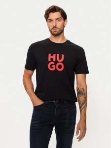 Hugo T-Shirt Racing Bulls 50523839 Czarny Regular Fit