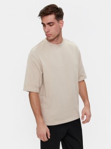 Only & Sons T-Shirt Millenium 22027787 Beżowy Oversize