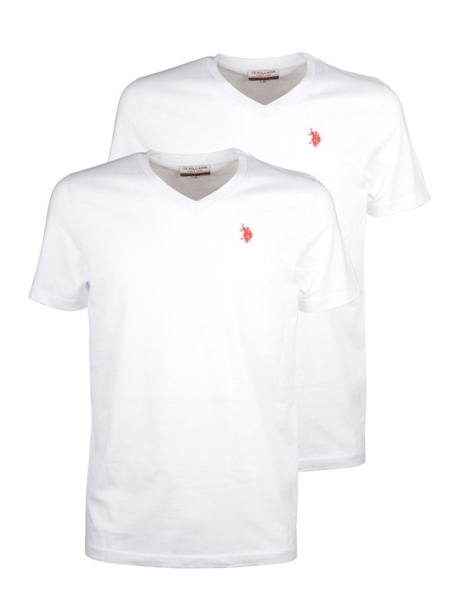U.S. Polo Assn. Koszulki (2 szt.) w kolorze białym rozmiar: M
