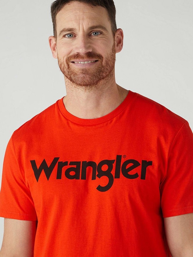 Wrangler Koszulka w kolorze czerwonym rozmiar: XL