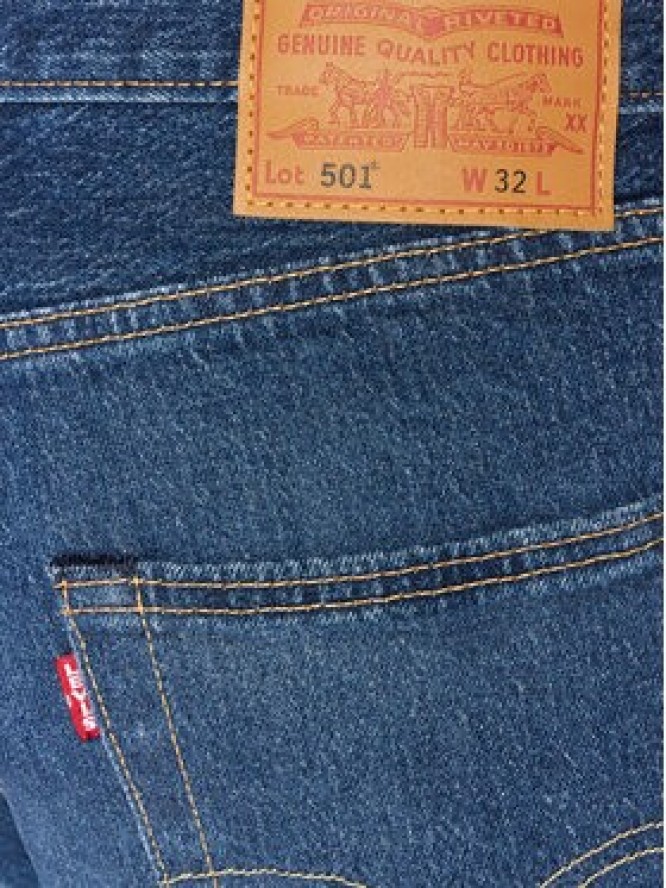 Levi's® Szorty jeansowe 501® Hemmed 36512-0152 Granatowy Regular Fit