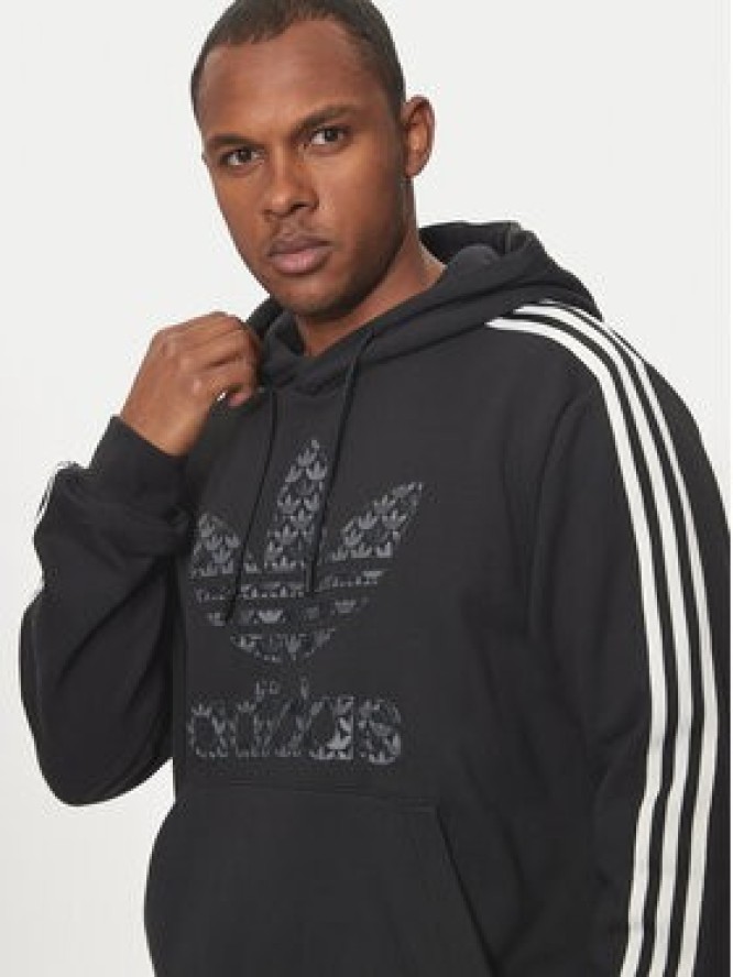 adidas Bluza Classic Mono Graphic IS2933 Czarny Regular Fit