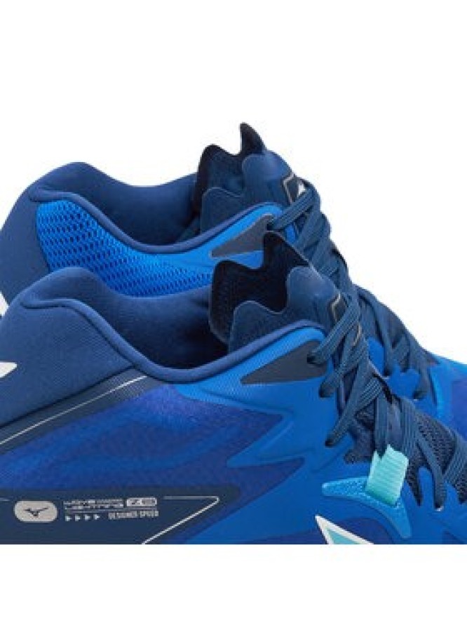 Mizuno Buty halowe Wave Lightining Z8 Mid V1GA2405 Niebieski