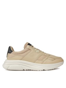 Tommy Hilfiger Sneakersy Modern Runner Premium Lth FM0FM04879 Biały