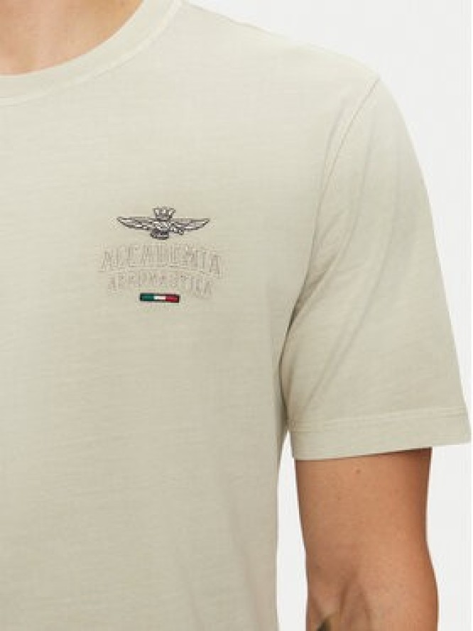 Aeronautica Militare T-Shirt 242TS2302J652 Beżowy Regular Fit