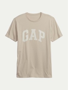 Gap T-Shirt 663921-01 Beżowy Regular Fit