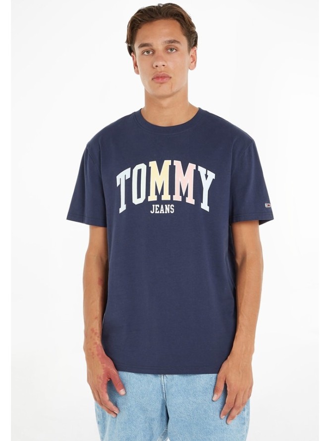 TOMMY JEANS Koszulka w kolorze granatowym rozmiar: M