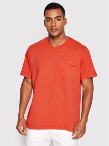 Levi's® T-Shirt Easy Pocket A3697-0000 Czerwony Relaxed Fit