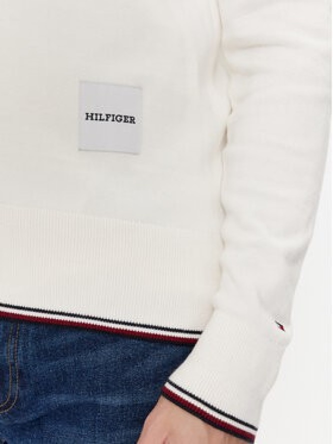 Tommy Hilfiger Sweter MW0MW33110 Biały Regular Fit