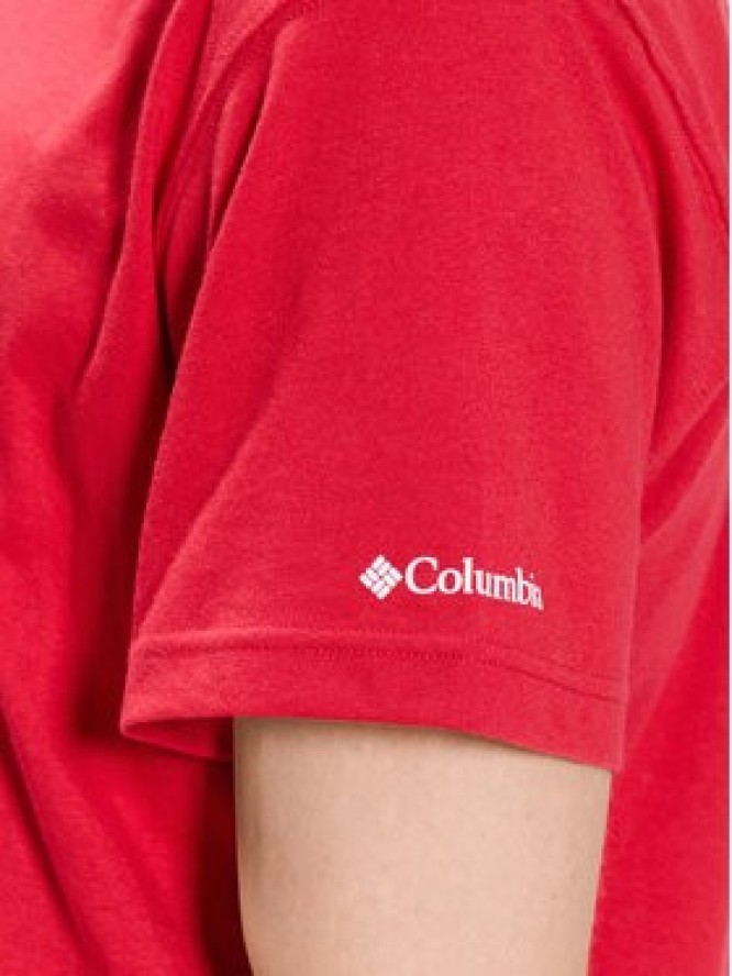 Columbia T-Shirt Thistletown Hills 1990764 Czerwony Regular Fit