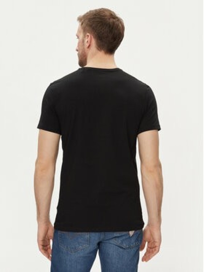 Guess T-Shirt U97M01 KCD31 Czarny Slim Fit