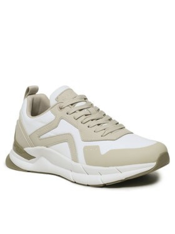 Calvin Klein Sneakersy Low Top Lace Up Mix HM0HM00867 Beżowy