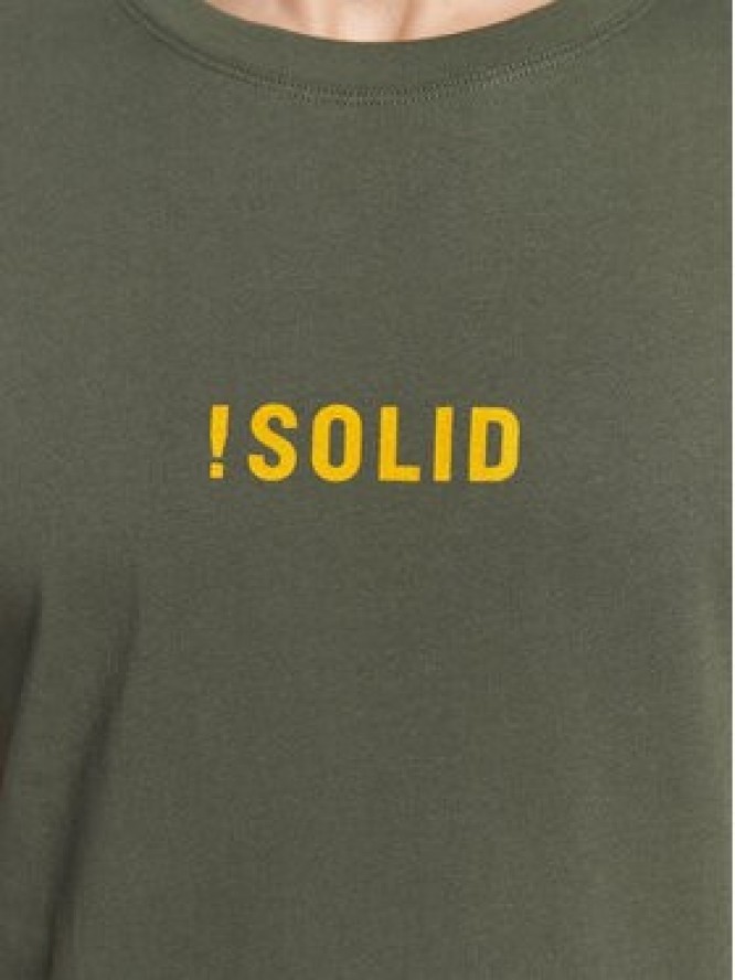 Solid T-Shirt Daniels 21107463 Zielony Regular Fit