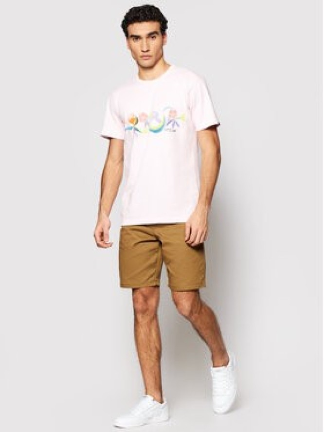 Vans T-Shirt CHRIS JOHANSON VN0A5EB5 Różowy Slim Fit